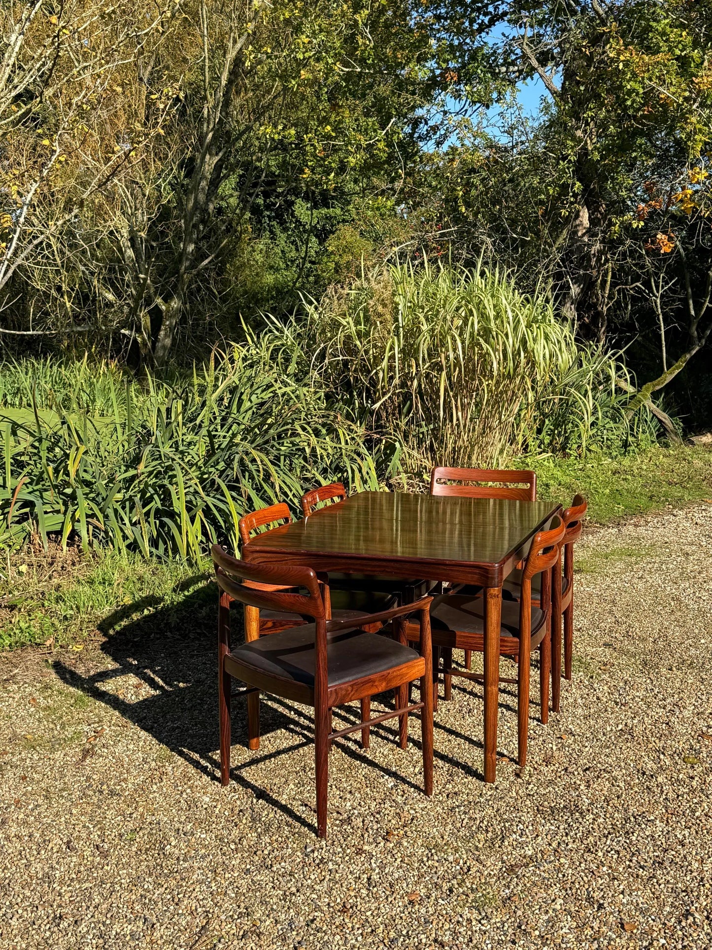 Mid Century Modern Vintage Danish Rosewood Dining Chairs by H W Klein for Bramin set of 4 - Pending A10 Certificate