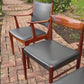 Mid Century Rosewood Bramin Dining Chairs with Uldum Møbelfabrik Armchairs - Pending A10 Certificate