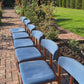 Set of Six Mid Century Modern Danish Rosewood Dining Chairs by Henry Rosengren Hansen