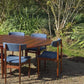 Vintage Mid Century Danish Rosewood Dining Table with Six Dining Chairs - Pending A10 certificate