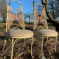 Mid Century Modern Hollywood Regency 1970’s Butterfly Chairs