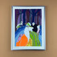 Endré Passano Art Deco style limited edition lithograph Painting 1/2