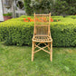 Original 1960s Mid Century Modern Set of 4 Bamboo / Rattan Indoor/Outdoor Dining Chairs