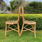 Original 1960s Mid Century Modern Set of 4 Bamboo / Rattan Indoor/Outdoor Dining Chairs