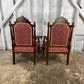 19th Century French Carved Mahogany Occasional/Arm Chairs