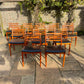 Teak MCM dining chairs by Erling Torvits  for Sorø Stolefabrik Set of 14 1960s