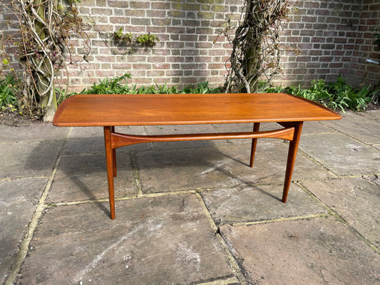 Tove Kindt Larsen For France & Søn / France and Daverkosen Teak Model Fd 503 Coffee Table 1960s Mid Century