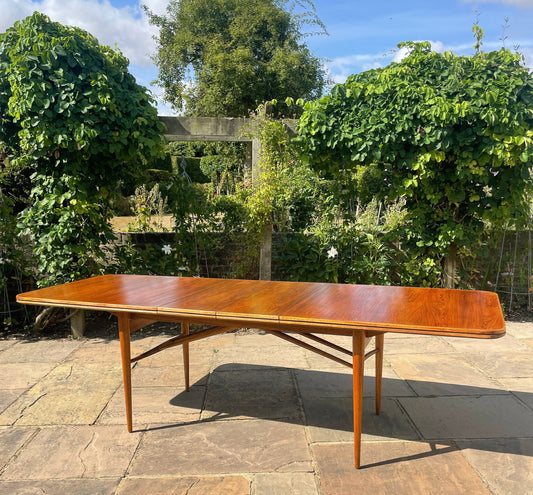 SOLD *** Teak Hamilton Dining Table by Robert Heritage for Archie Shine Mid Century Modern 1950's