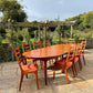 Mid Century Teak Dining Set Model 62 Table For  Henning Kjærnulf For Sorø Stolefabrik And Eight Chairs Kai Kristiansen For Korup Mobelfabrik