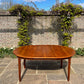 Beautiful Mid Century Modern Teak Model 62 Extending Dining Table By Henning Kjærnulf for Sorø Stolefabrik