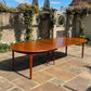 Beautiful Mid Century Modern Teak Model 62 Extending Dining Table By Henning Kjærnulf for Sorø Stolefabrik