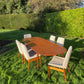 For Peg*** Final payment for Exceptionally Elegant Mid Century Modern Danish Teak Dining Table by Elsteds Agerbaek, 8 Archie shine chairs, crate and shipping